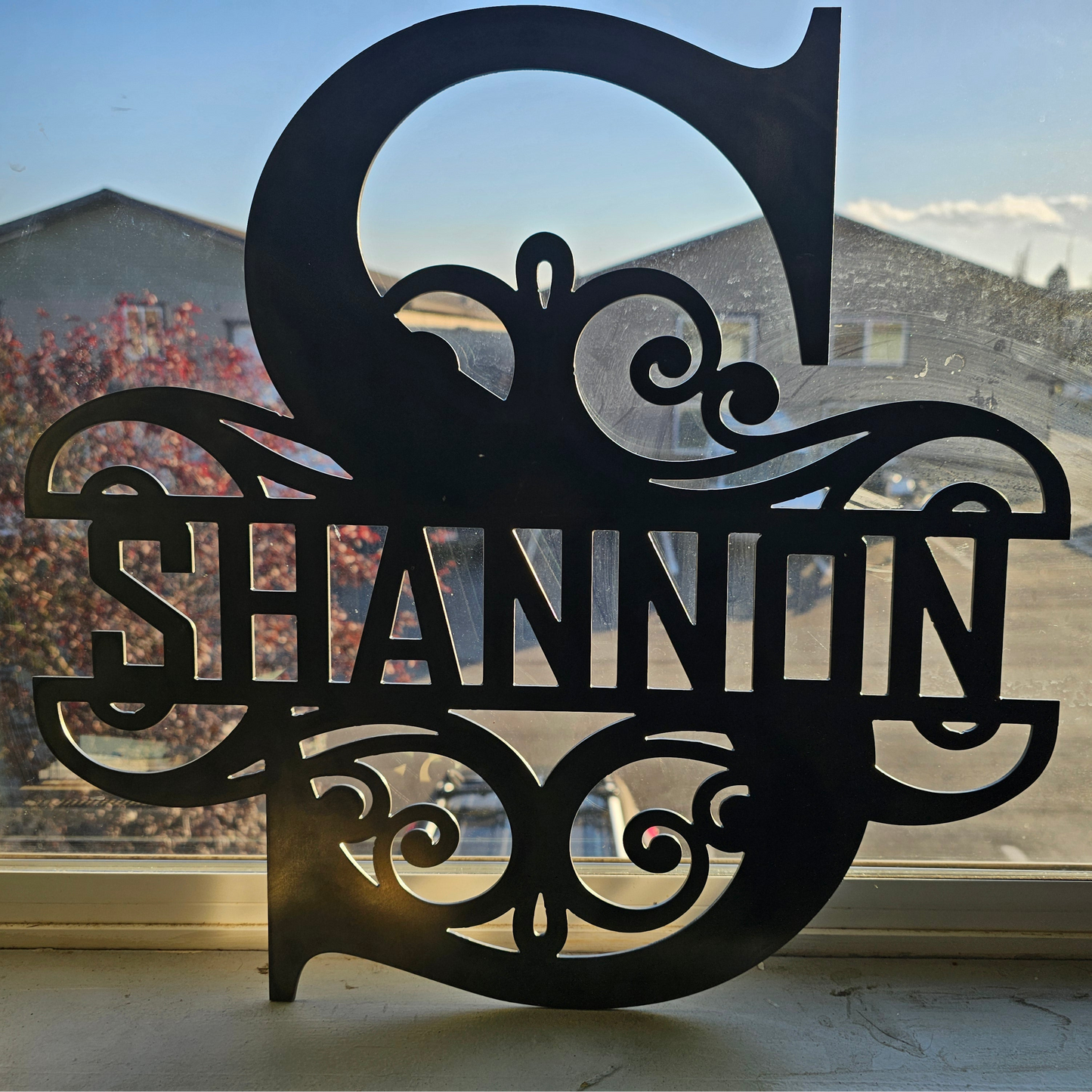 The Grayson Custom Monogram Sign