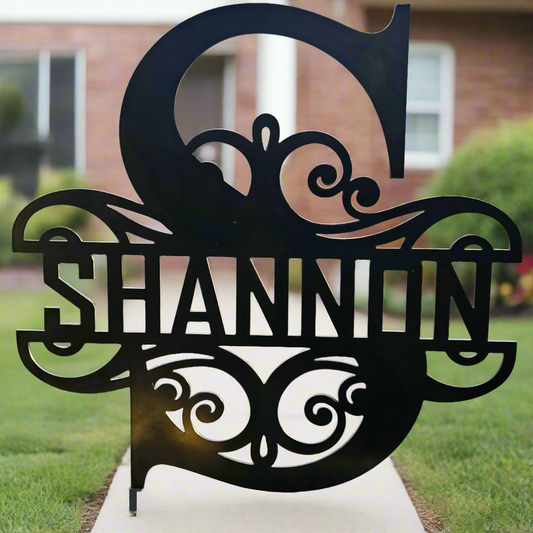 The Grayson Custom Monogram Sign