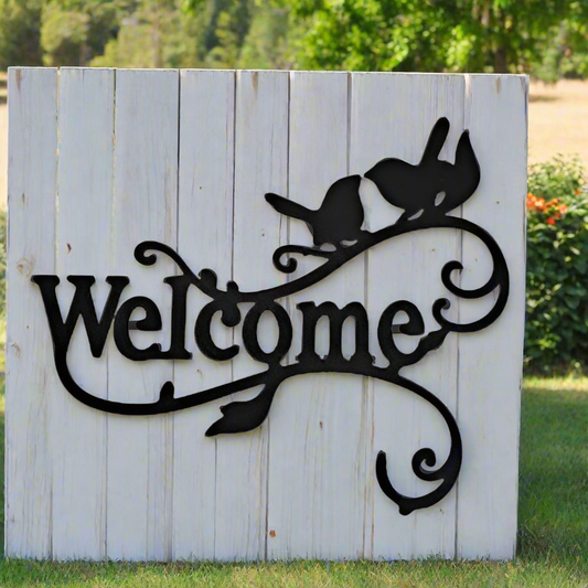 Branch and Banter Welcome Sign