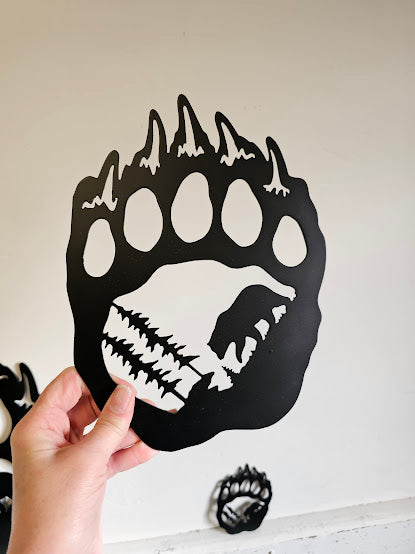 Bear Tracks Wall Decor