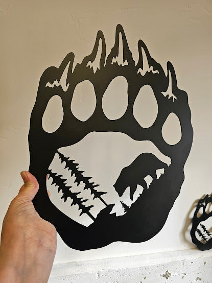 Bear Tracks Wall Decor