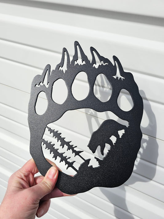 Bear Tracks Wall Decor